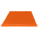 Motorcycle Seat Gel Pad Shock Absorption Mat Cushion Orange (25x25x1cm)