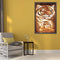 Tiger Family Oil Paint By Numbers Kits Canvas Picture Wall Art DIY (B741)