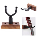 Guitar Wall Mounted Hanger Hook Holder Bass Ukulele Display Wooden Stand Rack