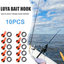 10pcs Plastic Fishing Hook Keeper Holder Fishing Rod Bait Tackle Tool (N01)