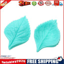 Silicone Mold Flower Leaf DIY Fondant Cake Mould DecorateTools (Peony Leaf)