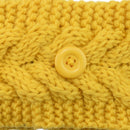 Elastic Candy Color Knitted Headband Hair Accessories Thick Warm Wide Hairband