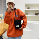Ladies Fashion Corduroy Underarm Bags Women Winter Small Zipper Shopping Bag