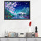 Cross Stitch Canvas Embroidery Kits DIY Romantic Sky Handmade Needlework 11CT