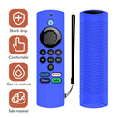 Remote Controller Cover with Lanyard for Amazon Fire TV Stick Lite (Blue)