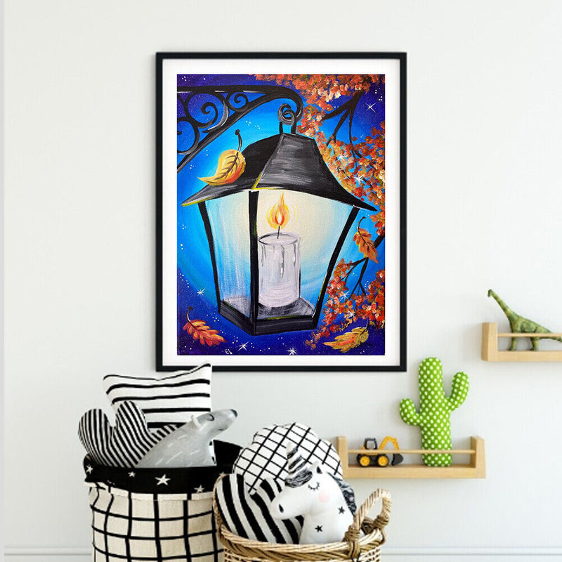 Light in Wind Oil Paint By Numbers Kits Canvas Drawing DIY Coloring Picture Art