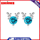 2pcs Fashion Women Alloy Simple Ear Stud Jewelry Party Earrings Photography Prop