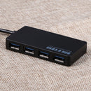 4-Port Ultra-Thin USB3.0 Signal Super Speed 5Gbps Hub for Laptop Computer PC