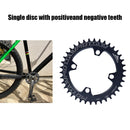 94+96BCD MTB Bicycle Crank Round Chainring Chain Wheel Crankset Plate (38T)