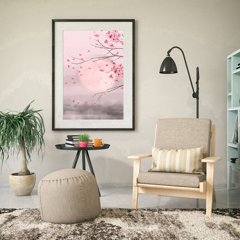 Blooming Apricot Flower Coloring Picture Oil Paint By Numbers DIY No Frame Gi