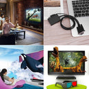 VGA to HDMI-Compatible Male to Female 1080P Adapter Converter w/USB Power Supply