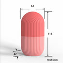 Skin Care Beauty Tool Silicone Ice Cube Tray Massager Face Roller (Pink) Newly
