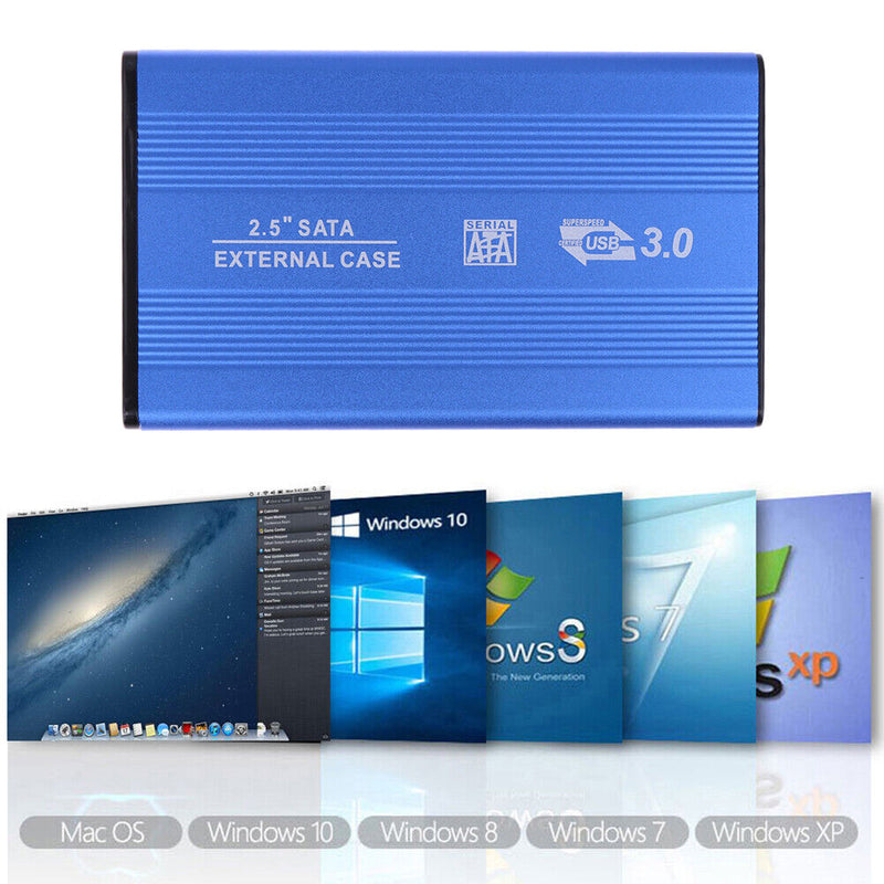 2.5 inch USB 3.0 SATA Mobile Hard Disk Case External SSD HDD Enclosure Box