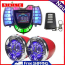 Waterproof Motorcycle Bluetooth Audio System Stereo Speakers Radio USB Charger