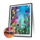 5D DIY Full Round Drill Diamond Painting Oil Paint Flower Handmade Art Orna