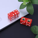 4pcs Dice Car Truck Bike Tire Air Valve Stem Caps Covers Wheel Rims (Red) Newly