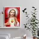 Full Embroidery Stamped Jesus DIY 11CT Eco-Cotton Thread Cross Stitch Needlework
