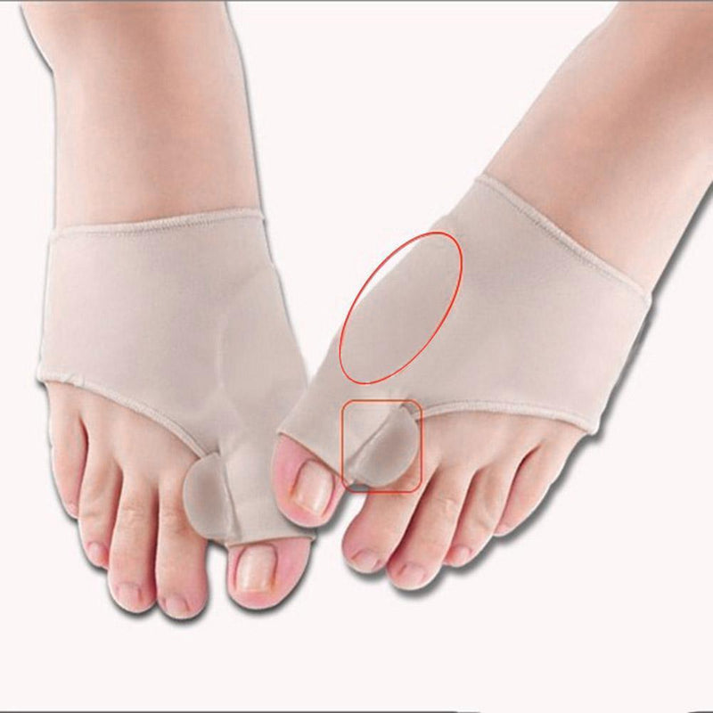 Silicone Foot Hallux Valgus Correction Big Toe Bunion Separators Corrector