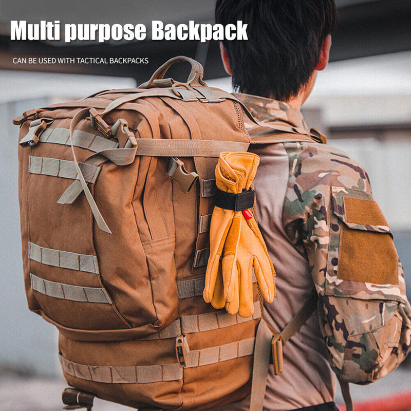 2pcs Outdoor Gloves Mountain Climbing Rope Storage Buckle Travel Hiking Buckl