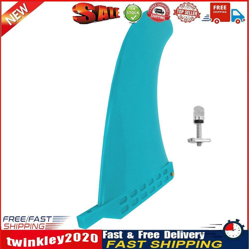 9in Surfing Tail Fin Removable Paddle Rudder Surfboard Stabilizer (Blue) Newly
