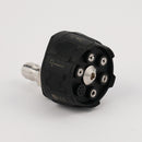 6 in 1 Adjustable Nozzle for 1/4 inch 3000psi High Pressure Washer (Black) Newly
