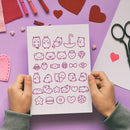 Paper Cut Card DIY Transparent Silicone Cat Dog Strawberry Seal Embossing Album