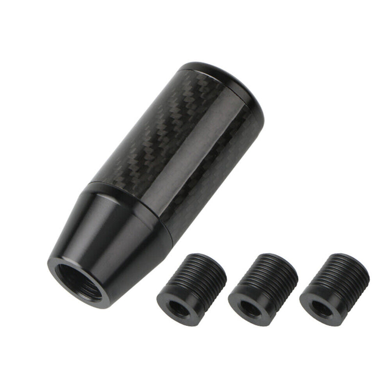 Carbon Fiber Gear Shift Knob Universal Automobile Shifter Lever Stick Knob Newly