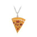 Sisters Best Friends Chain Necklace Pizza Slice Pendant Friendship Family