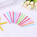 100pcs Plastic Sewing Needles Knitting Crochet Hooks Sweater Weaving Tools Newly