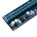 USB 3.0 PCI-E Express 1x to16x Extender Riser Card Adapter SATA Power Cable