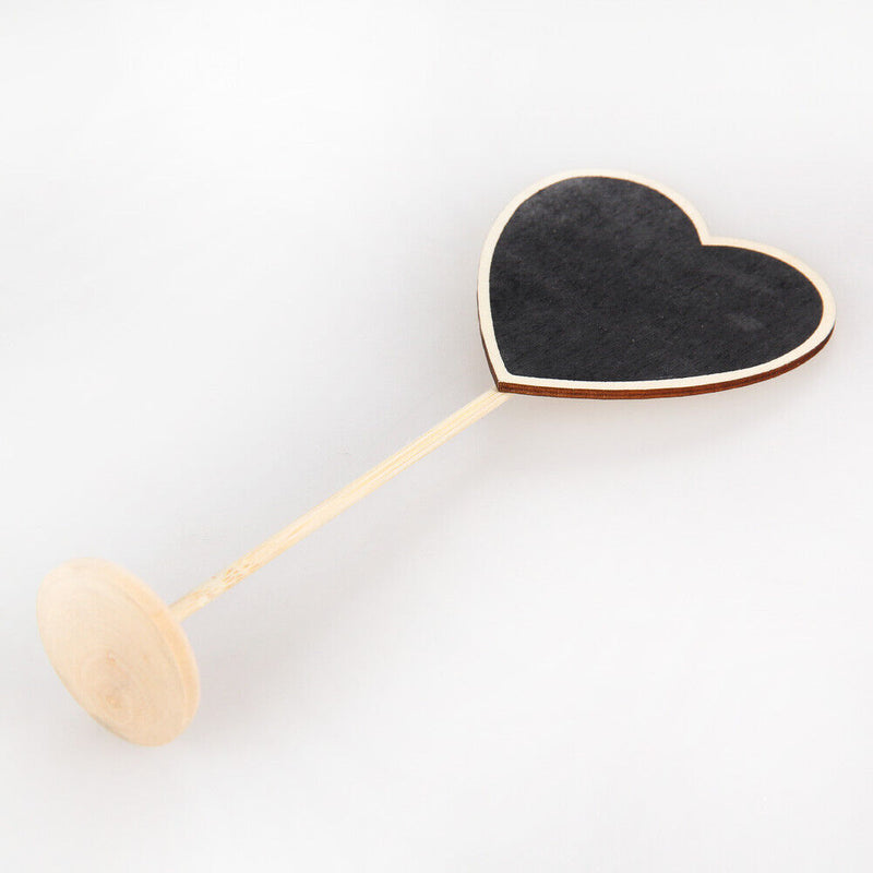 12pcs Mini Retangle Chalkboard Blackboard Stand Wedding Lolly Party A