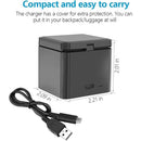 Fast Charge Sports Camera Batteries Storage Box Charging Box For Insta360 One X