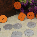 6pcs Button Cutting Dies Stencil Metal Scrapbooking Card Decoration Craft