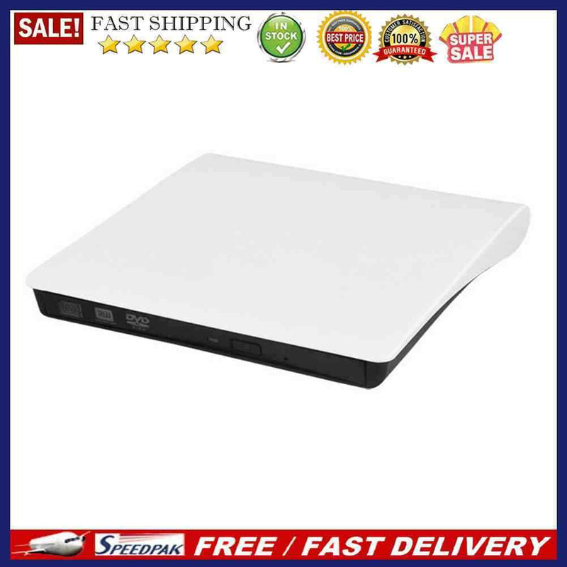 Non Slip USB 3.0 SATA External DVD CD-ROM RW Player Optical Drive Enclosure Case