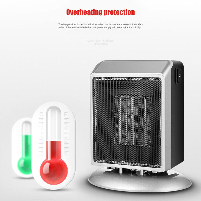 Personal Space Stove Radiator Electric Winter Hot Air Warmer Room Heating Fan