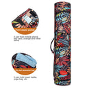 Printed Yoga Mat Bag Pilates Fitness Sports Exercise Pad Carry Backpack (1)