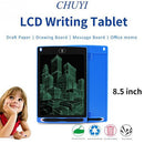 8.5in LCD Digital Writing Tablet Portable Drawing Board (Monochrome Blue)