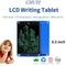 8.5in LCD Digital Writing Tablet Portable Drawing Board (Monochrome Blue)