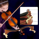 Padded Maple Wood Violin Shoulder Rest for 3/4 4/4 Full Size Violin Accessories