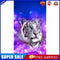 White Tiger Oil Paint By Numbers DIY Handpainted on Canvas Wall Art Picture