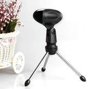 Mini Portable Table Microphone Tripod Zinc Alloy Mic Stand Bracket Desktop Adjustment