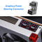 ATX 6 Pin Female to Male 180 Degree Down Angled Adapter for Graphics Card