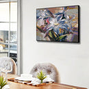 Oil Paint By Numbers Picture DIY Painting Colorful Flower Acrylic Paint Decor