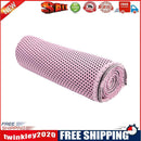 Ice Cold Sports Towel Summer Outdoor Fitness Quick Dry Cooling Towel (Pink)