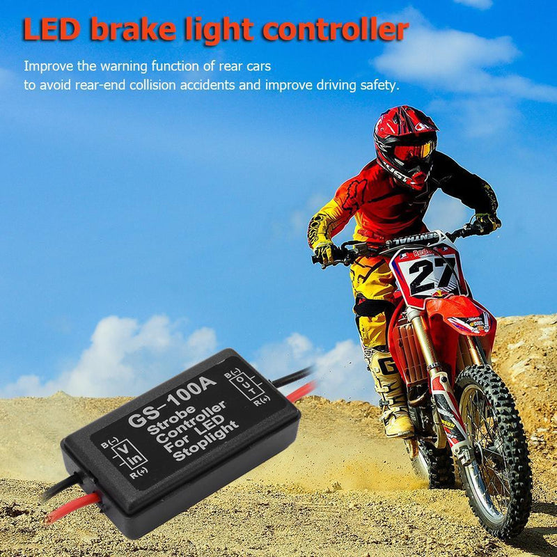 GS-100A Flash Strobe Flasher Controller for Car LED Brake Light Third Stop Lamp