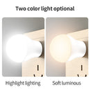 3pcs USB Plug Night Bulb Small Book Lamps LED Reading Light (Warm Light) Newly