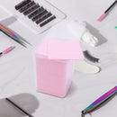 200pcs Wipes Paper Eyelash Extension Glue Remover Pad Bottle Mouth Cleaning Tool