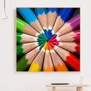 5D DIY colorful pencil round diamond painting E753