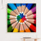 5D DIY colorful pencil round diamond painting E753
