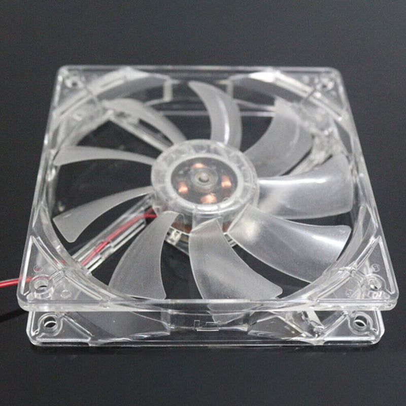 12cm 120mm RED LED 12V 4Pin Computer PC Case Cooler CPU Cooling LED Fan Newly